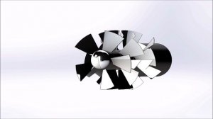 Как работаетй осевой компрессор или вентилятор