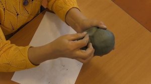Мастер-класс  Казанцевой Б. Б. "Скульптурная лепка головы из глины"