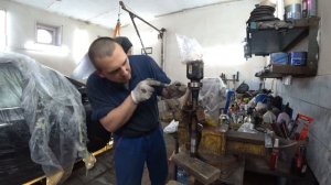 Как разобрать подвесной подшипник правого привода - Toyota Camry 50 2.5 2AR-FE АТ .