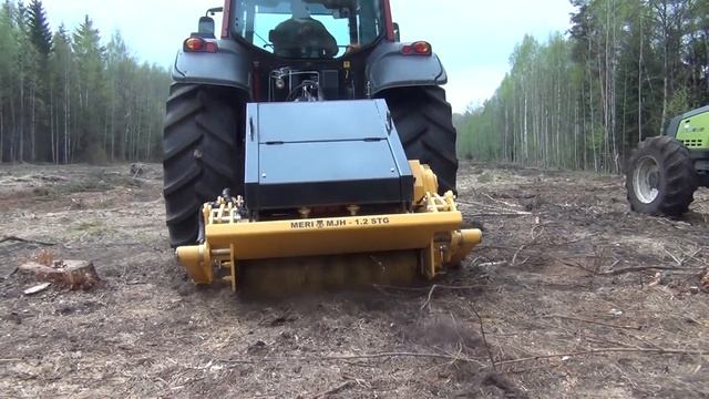 Стампер Suokone Mericrusher MJH-1.2STG. Измельчитель пней. Корчеватель. Stumper. Заглубление 30 см