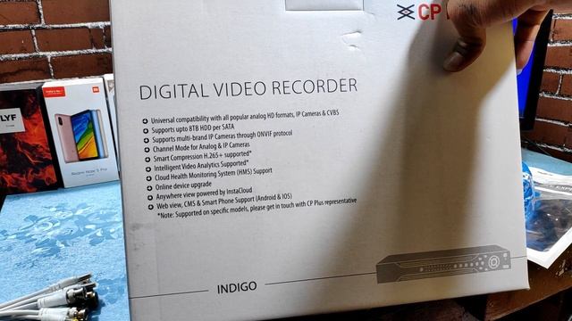 CP PLUS 4 Channal HD DVR 1080p Full combo set Security Camera Unboxing Night Vision Cameras