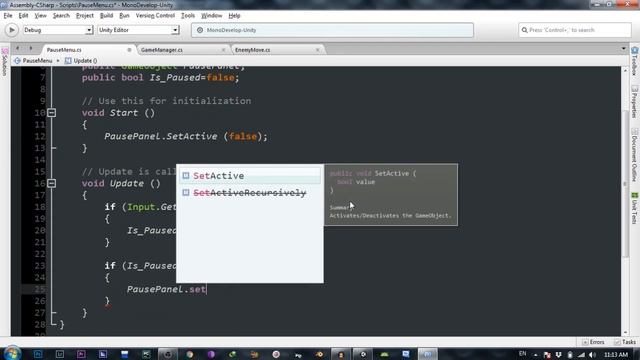 How To Make a Game || T:11 Pause Menu Script || Urdu / Hindi смотреть онлайн