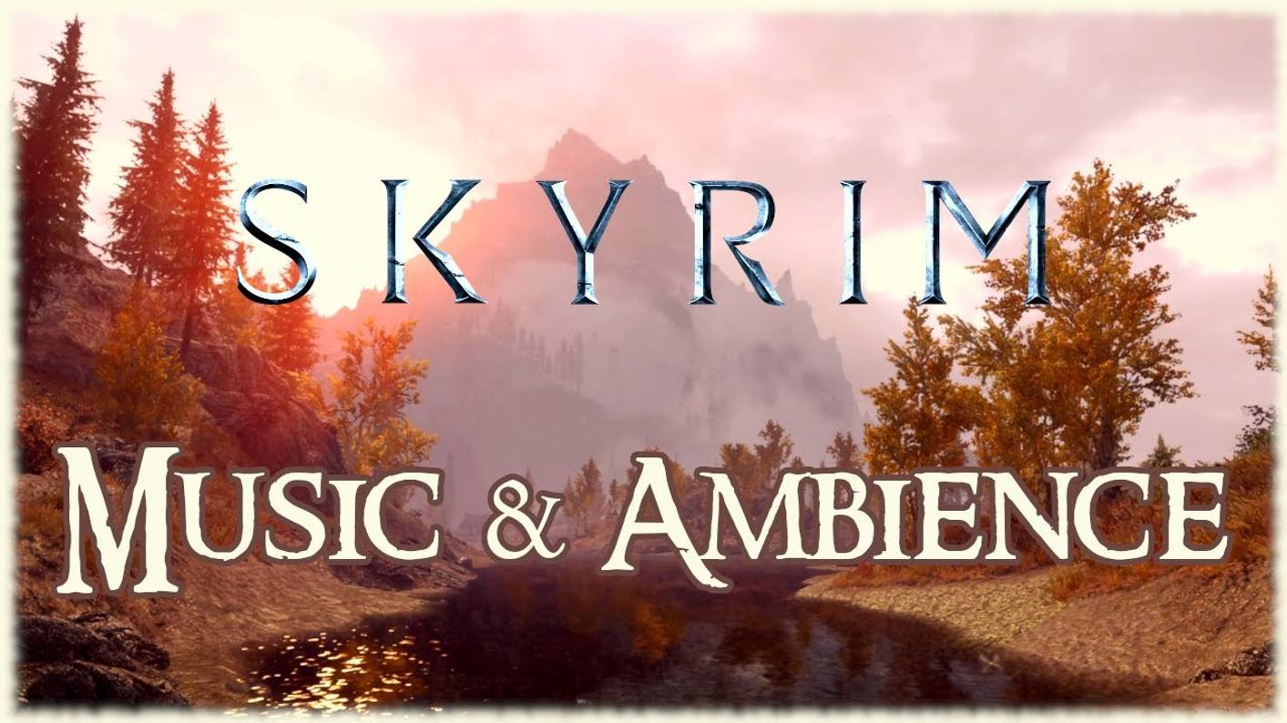 Skyrim - Music & Ambience - Day | Скайрим Днём. Прогулки по Скайриму