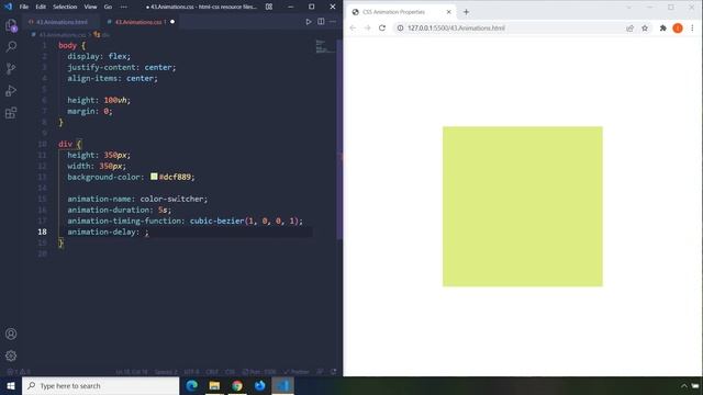 HTML-CSS Tutorial Lesson 43: CSS Animation Properties смотреть онлайн