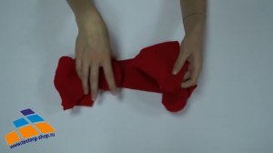 Шарф детский с помпонами