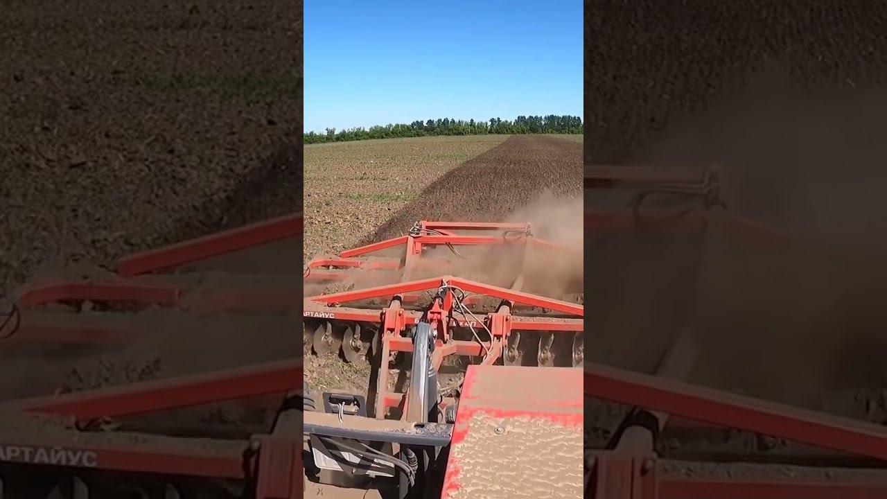 Кировец К 735 на бороновании! смотреть онлайн