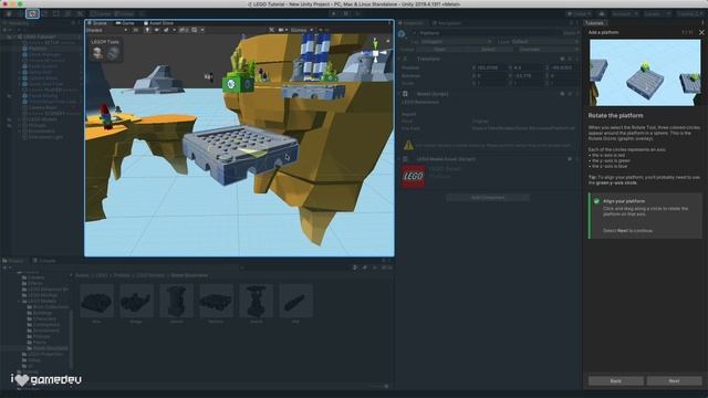 Intro to Game Development with Unity | Lego Microgame Setup & Walkthrough [#1]