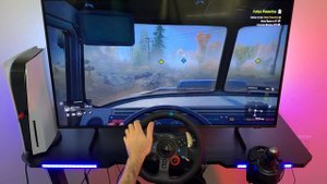 SnowRunner on ps5 with Logitech g29