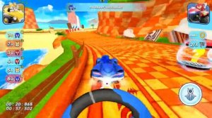 Соник. Sonic Racing участвуй в гонках с соником. Игра Соник для детей