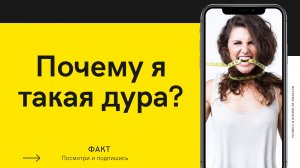 Почему я такая дура?