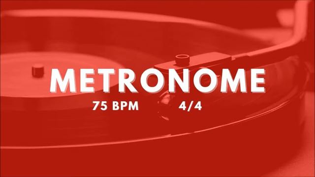 METRONOME - 75 bpm 4/4 смотреть онлайн