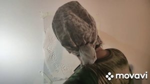 Трафаретная техника, декоративная штукатурка