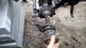 Ручной разблокиратор на мотоблоке .