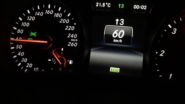 Mercedes 180 CDI 110 ps 0-100 km/h acceleration смотреть онлайн