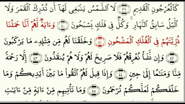 Сура 36 Йа Син (Йа Син) - урок, таджвид, правильное чтение смотреть онлайн