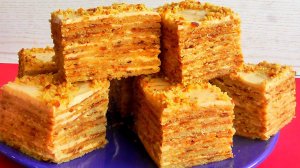 МЕДОВИК без ДУХОВКИ за 30 минут!!! ТОРТ НА СКОВОРОДЕ!!!! #медовик