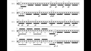 Fantasia "Metamorphoses" For Drums (With Score)