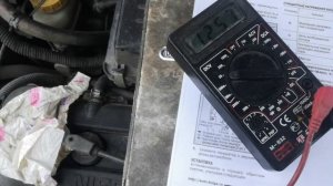 Проверка ГЕНЕРАТОРА мультиметром Nissan. Не работает генератор Ниссан?