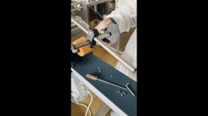 Установка аппликатора А-150 на производственной линии на молочном заводе