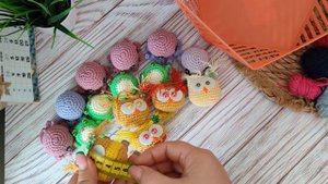 Подарки с ВБ_#101cottontoys3 24_101 из них 15 брелочков.