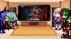 Security breach React to FNAF songs //break my mind by SAmilose SAL// gacha club//