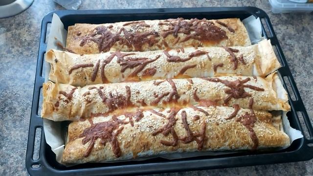 Лаваш с фаршем и сыром  БУХЛАВАШ !
