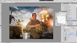 Фотошоп Photoshop Военная тематика