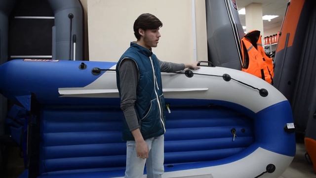 Достойная лодка ПВХ Хантер Стелс 335 Аэро. смотреть онлайн