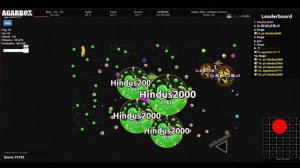 agar.io witch 100 bots   73135mass