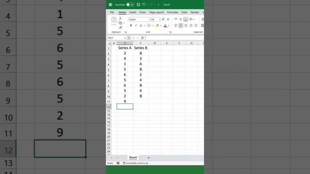 #excelfunctions Use the function COUNT to get the count of cells containing numbers #exceltips