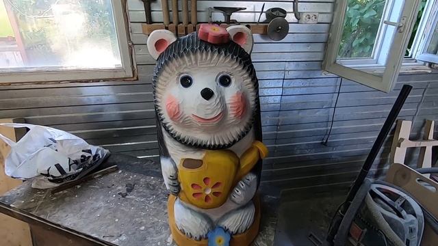 "Лесовик" скульптура парковая. "Артель братьев Спицыных" смотреть онлайн