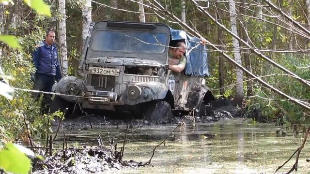 покатушки. По Таежному ручью 2017. Советск 4Х4 смотреть онлайн