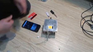 Светодиодная матрица 220 вольт, 50Вт. Керамическая COB LED