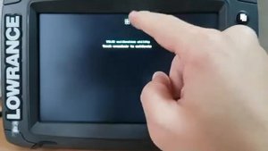 Калибровка экрана LOWRANCE Elite-Ti