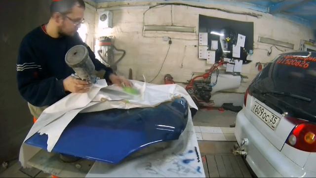 Востоновление капота и рисунка.Газель. смотреть онлайн