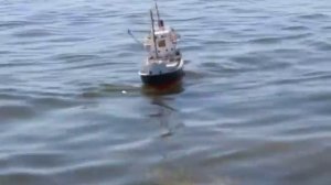 рыболовный сейнер "Пилигрим" в плавании