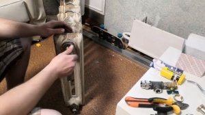 Замена радиатора отопления без сварки, без полипропилена. Своими руками.