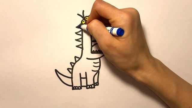 Easy draw. Little monster from letter Е / Как нарисовать маленького монстра. Просто рисуем смотреть онлайн