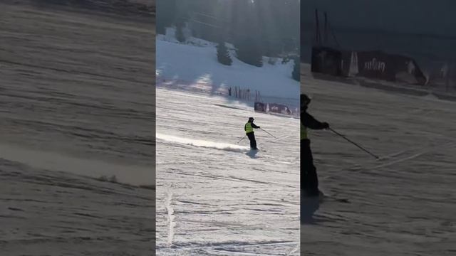 Ski resort Shymbulak. Almaty. Mountains. Горнолыжный курорт Шымбулак. Алматы. Наши горы.