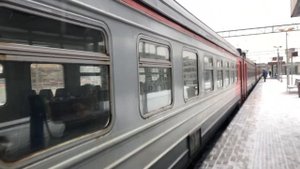ЭД4МКМ-АЭРО-0003 Аэроэкспресс, ЭД4М-0396 ОАО РЭКС и ЭД4М-0320 На станции Тульская