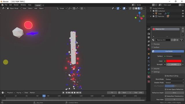 Creating Pixie Dust Particles in Blender