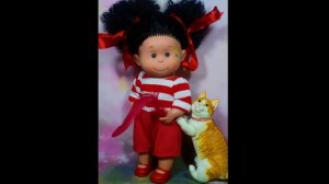 Лютина, кукла домовой, Lamagik, Лилу Нежность, 25 cm, doll buy 2023, Испанская кукла, afro black ha