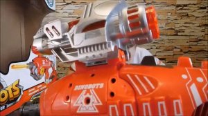 Распаковка Dinobot 05 Rex ! Робот бластер Илюшка ТВ!