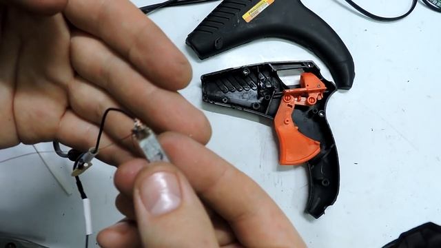 Как починить клеевой пистолет (Термоэлемент) Ремонт клеевого пистолета после КЗ.
