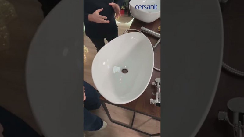 Интересные формы накладных раковин Cersanit: от прямоугольной до ассиметричной #ремонт #раковины