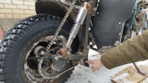 Обзор полноприводного мотоцикла с двиготелем Лифан  200  своими руками