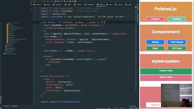 CSS-in-JS in React: Why, current state, and bright future - talk by Andrii Los смотреть онлайн