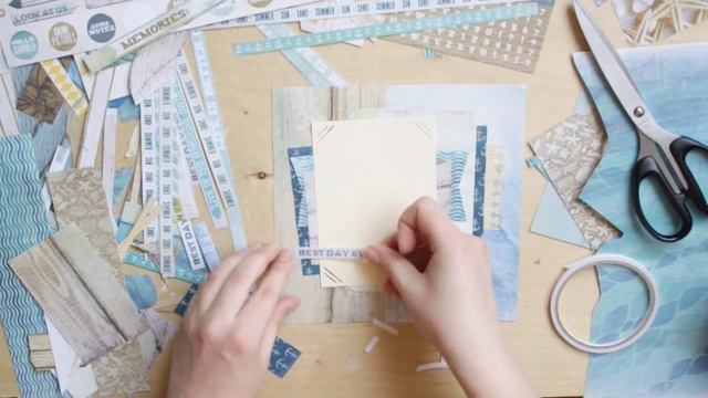 Скрабукинг - МК скрап страничка (ярмарка мастеров) смотреть онлайн