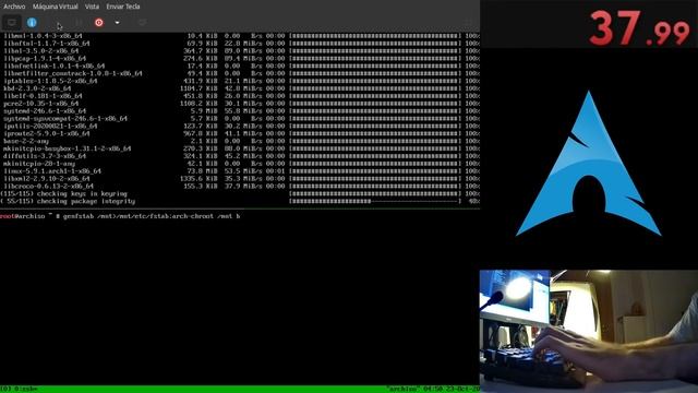 Arch Linux speedrun - 1:14 (boot%) смотреть онлайн