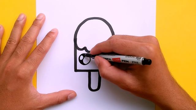 How to draw cute Ice cream for Valentine's Day, Draw cute things смотреть онлайн